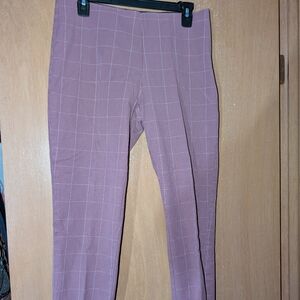 A New Day Burgundy Checkered Pants